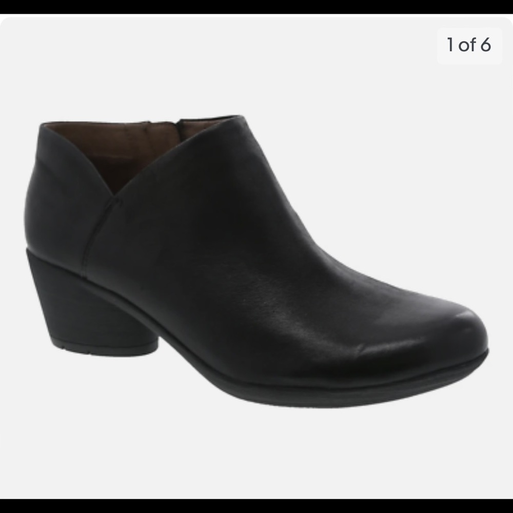 Dansko Raina Black Burnished Nubuck Women's size 36